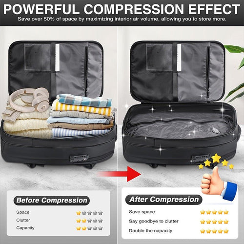 Apex Compression Travel Backpack | Vacuum-Ready Business Backpack - Collected Lab