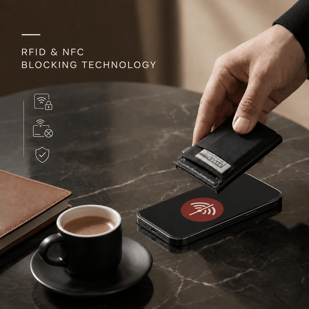 Vault-01 Pop-Up Card Case | Minimalist RFID Wallet - Collected Lab