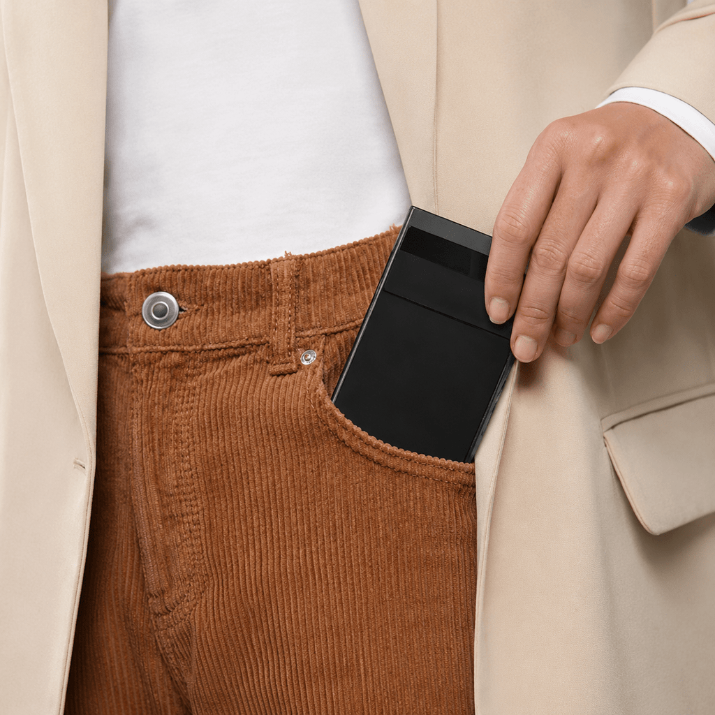 Vault-01 Pop-Up Card Case | Minimalist RFID Wallet - Collected Lab
