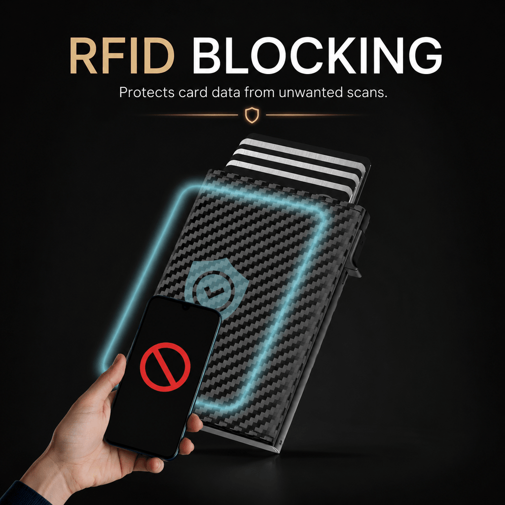 Matrix-02 Carbon Fiber Wallet | RFID Card Holder - Collected Lab