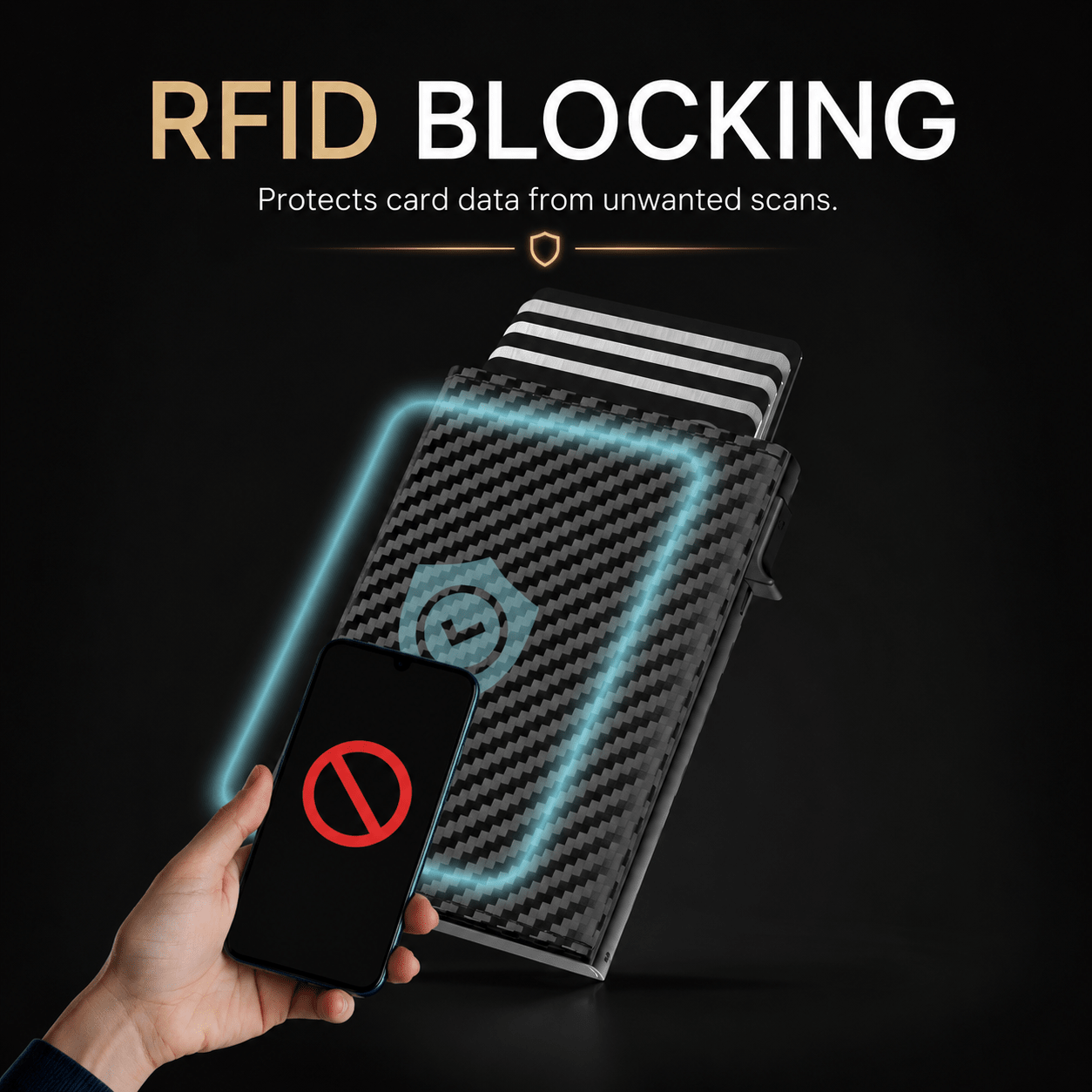 Matrix-02 Carbon Fiber Wallet | RFID Card Holder - Collected Lab