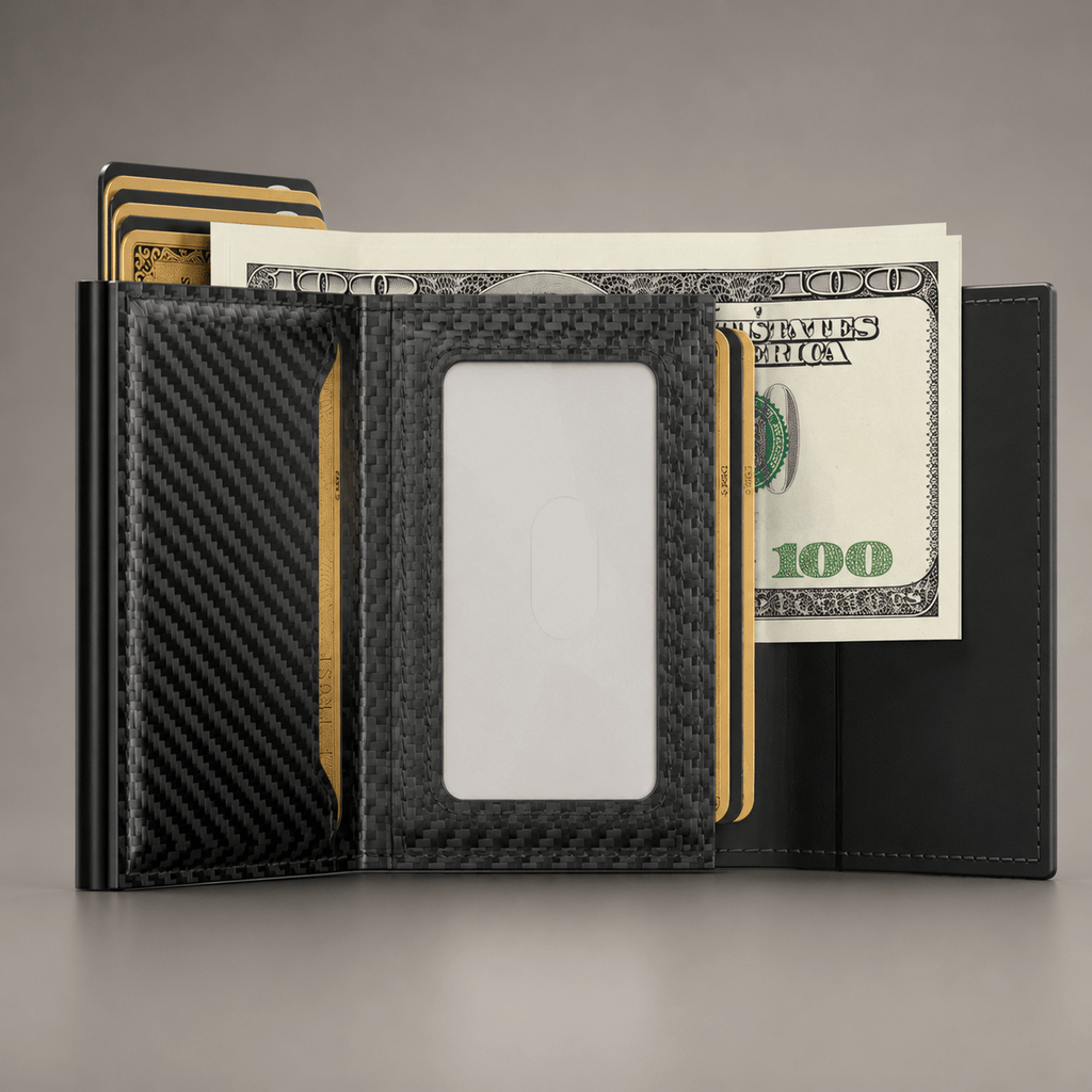 Matrix-02 Carbon Fiber Wallet | RFID Card Holder - Collected Lab