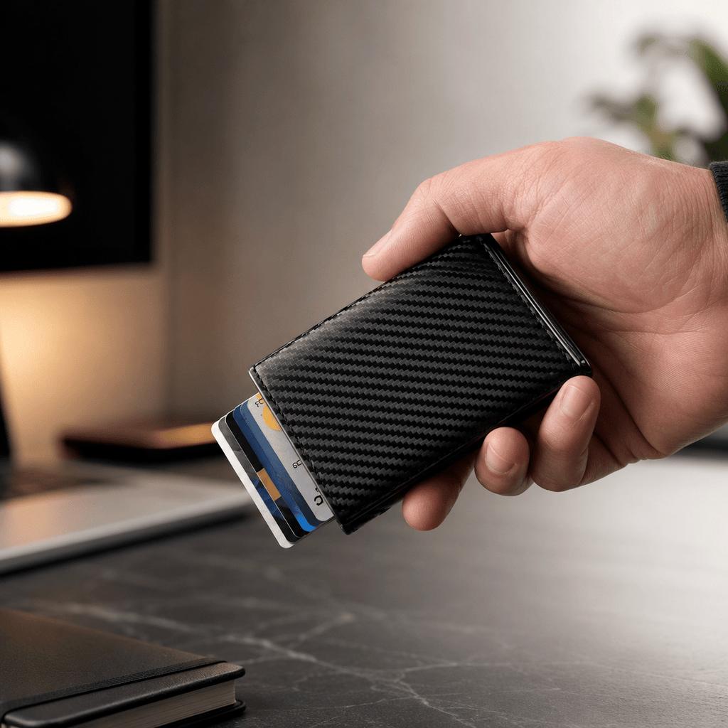 Matrix-02 Carbon Fiber Wallet | RFID Card Holder - Collected Lab