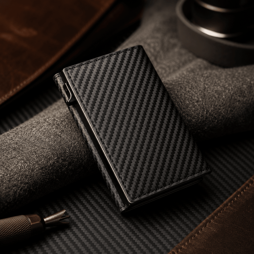 Matrix-02 Carbon Fiber Wallet | RFID Card Holder - Collected Lab