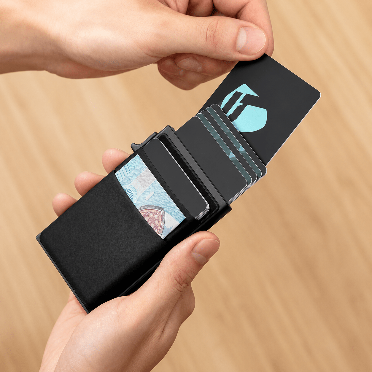Vault-01 Pop-Up Card Case | Minimalist RFID Wallet - Collected Lab