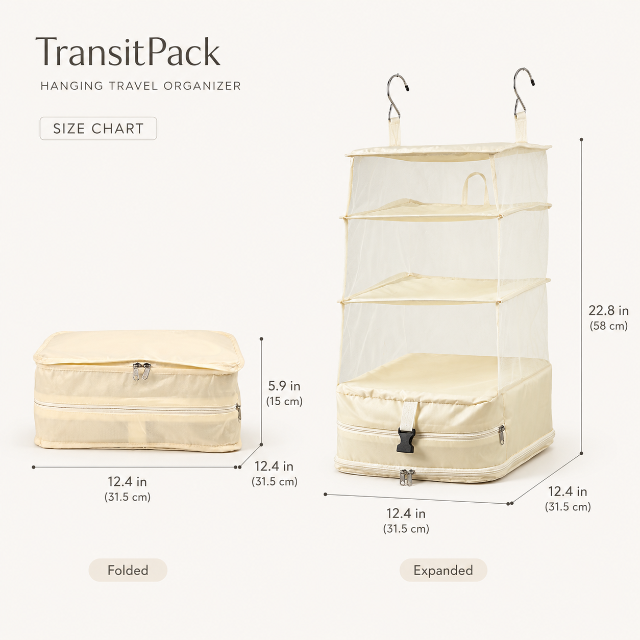 TransitPack Hanging Travel Organizer