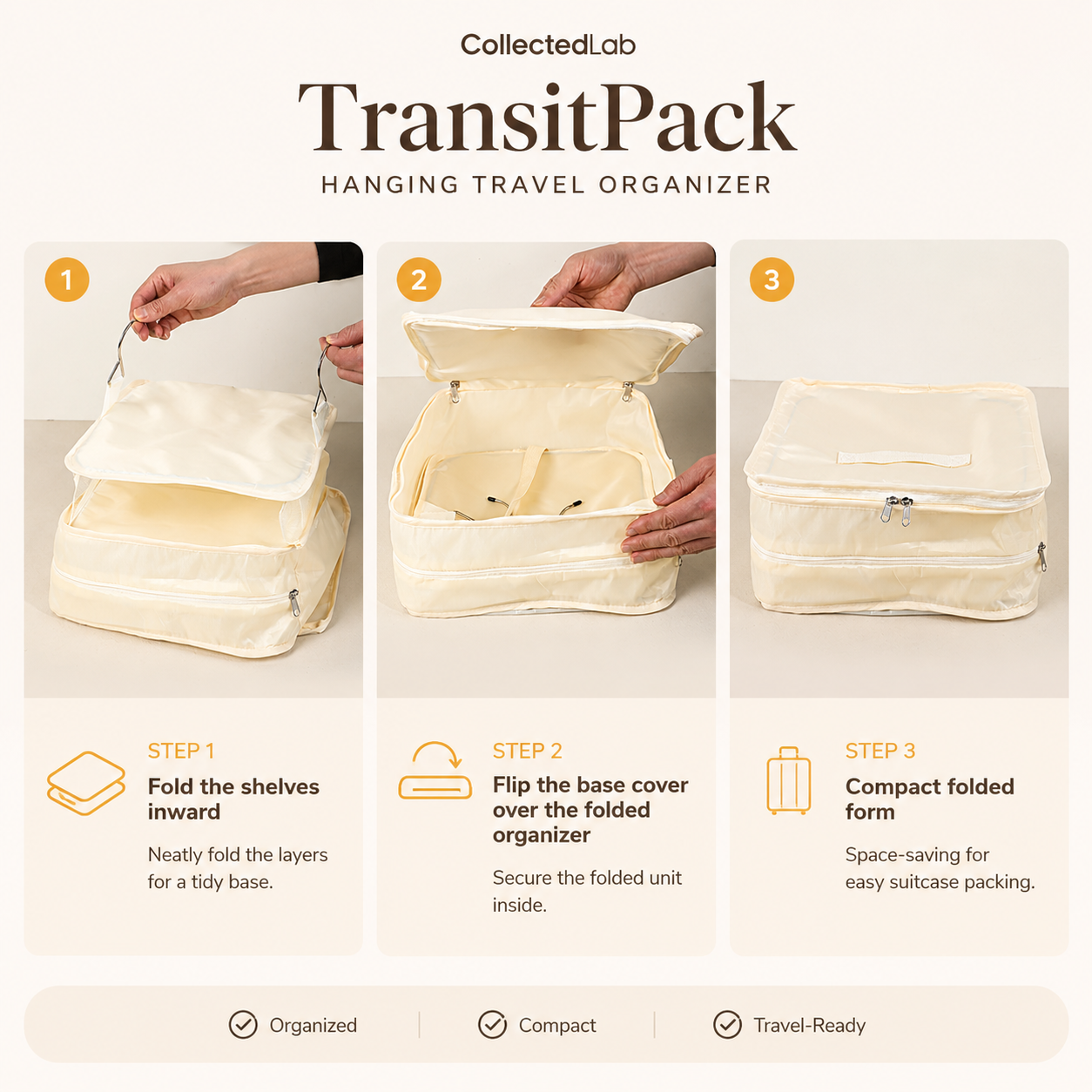 TransitPack Hanging Travel Organizer