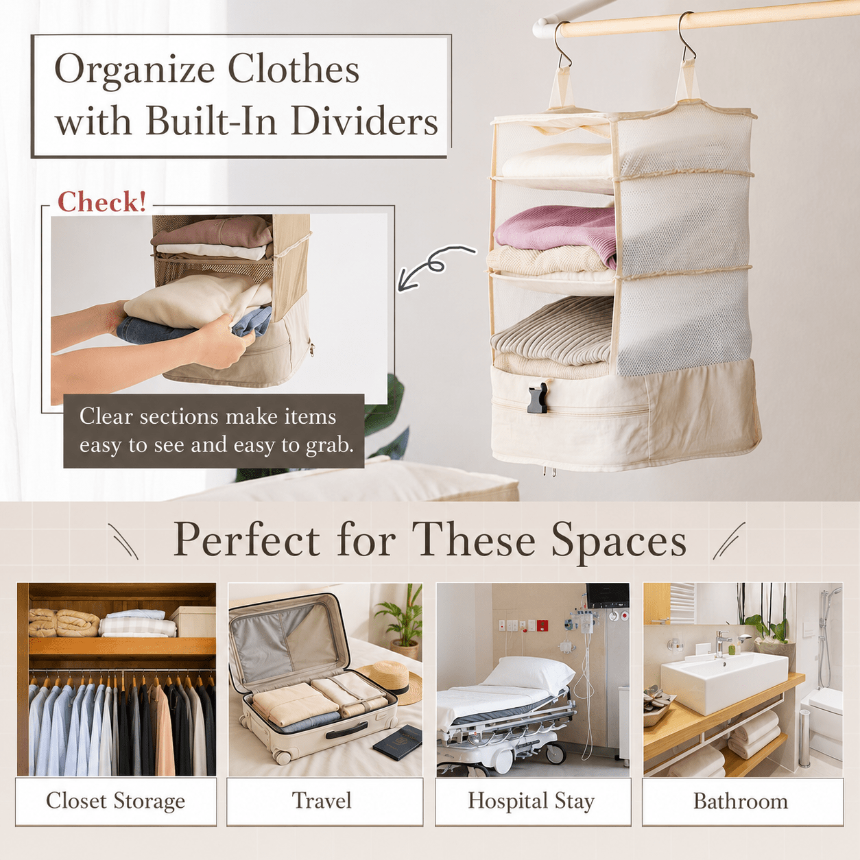 TransitPack Hanging Travel Organizer - Collected Lab