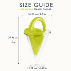 SandFlow Beach Funnel Toy Set - Collected Lab