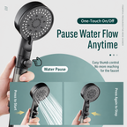 AquaFlow High-Pressure 5-Mode Filtered Shower Head