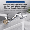 1080° Rotating Faucet Extender with Upward Rinse Mode & 4 Water Settings - Collected Lab