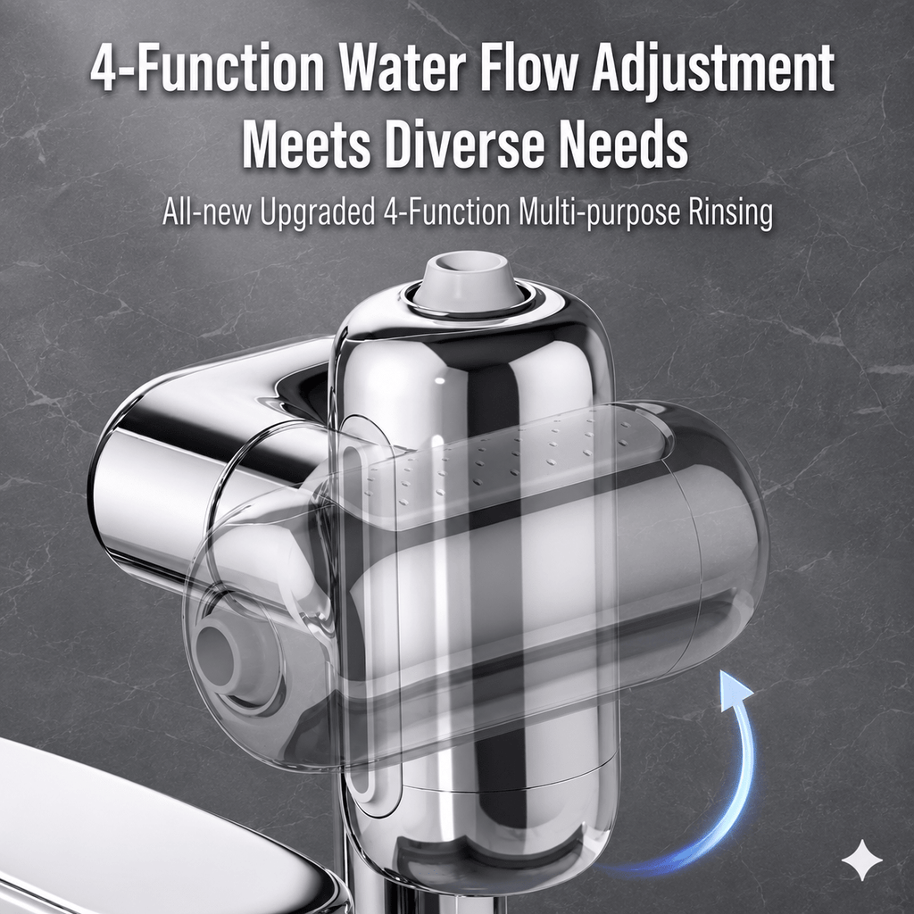 1080° Rotating Faucet Extender with Upward Rinse Mode & 4 Water Settings - Collected Lab