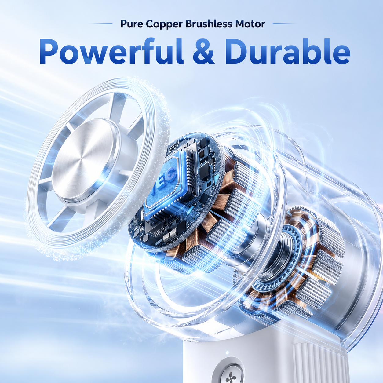 ChillCore 3-in-1 Semiconductor Cooling Fan with Mist Spray