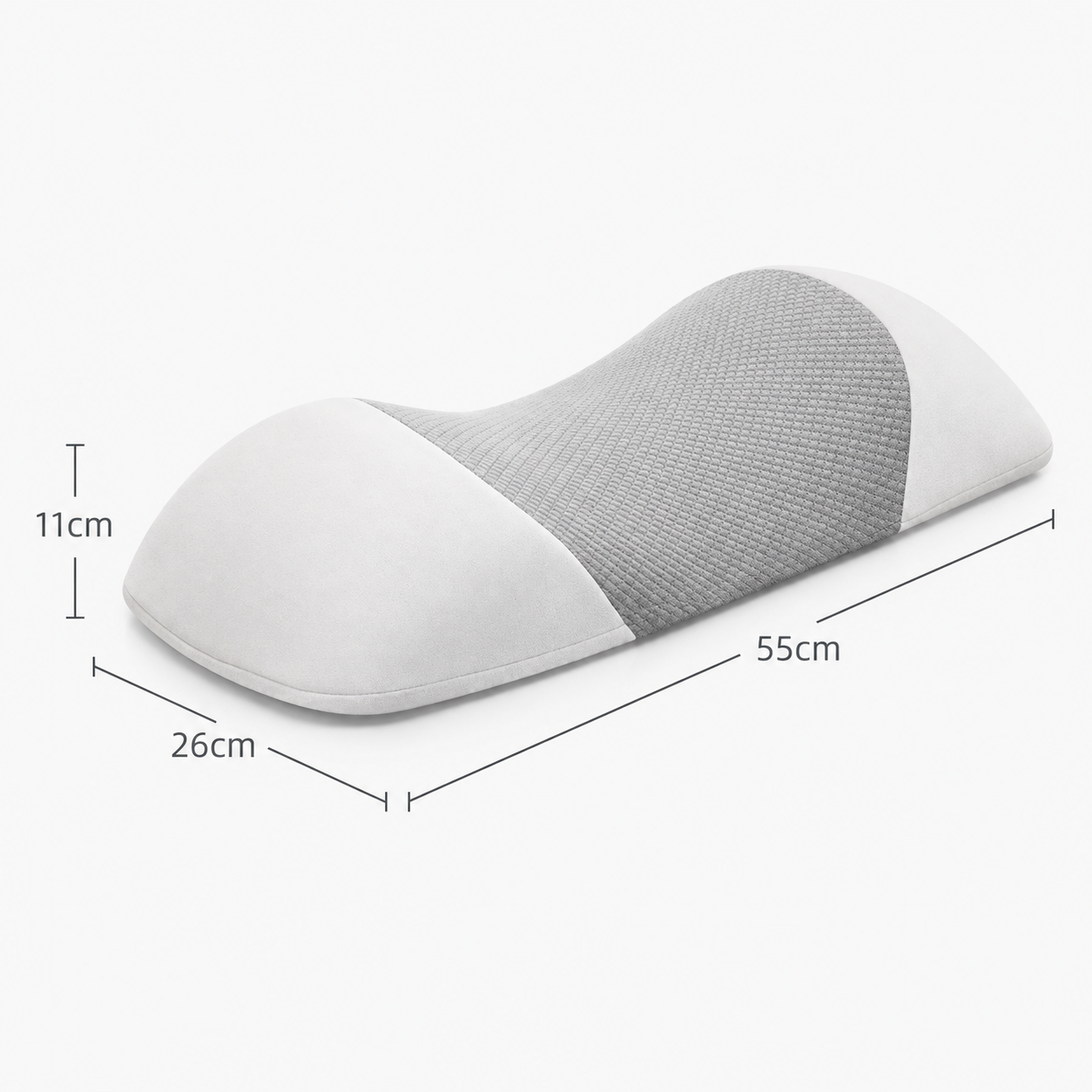 AlignRest Memory Foam Lumbar Support Pillow