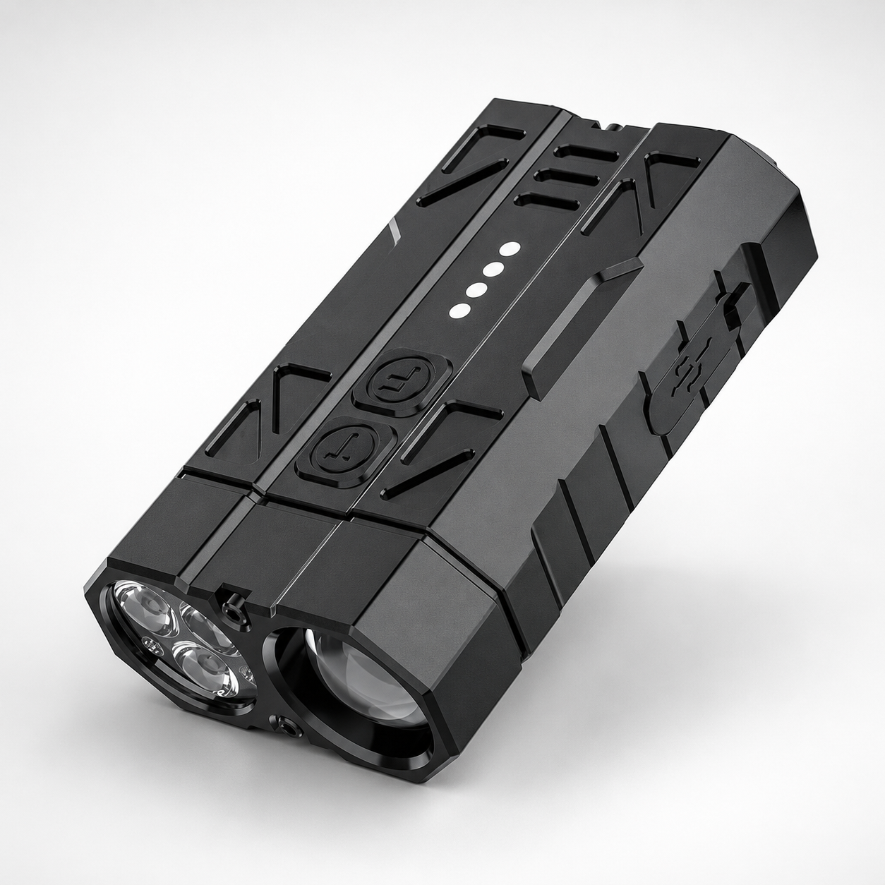 High-Brightness Dual-Beam Pocket Flashlight