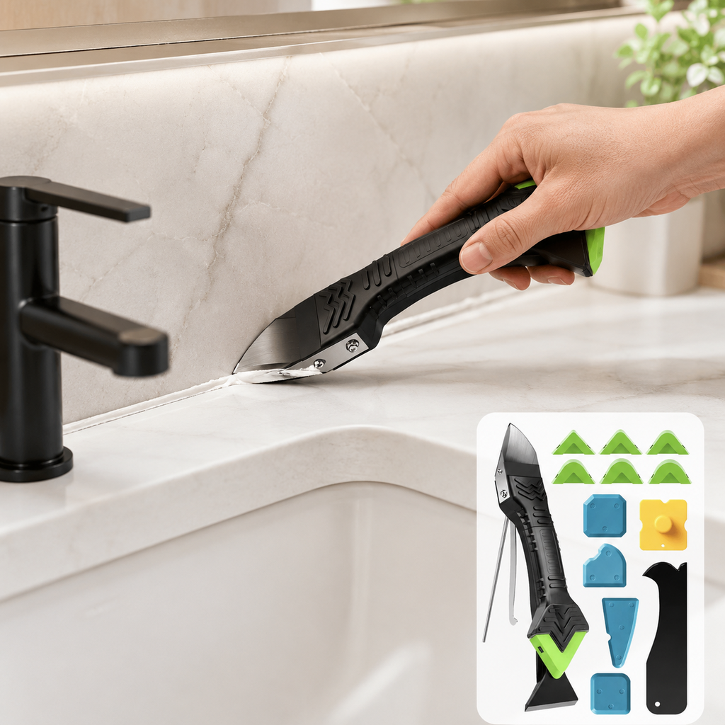 5-in-1 Caulk Removal & Finishing Tool Kit