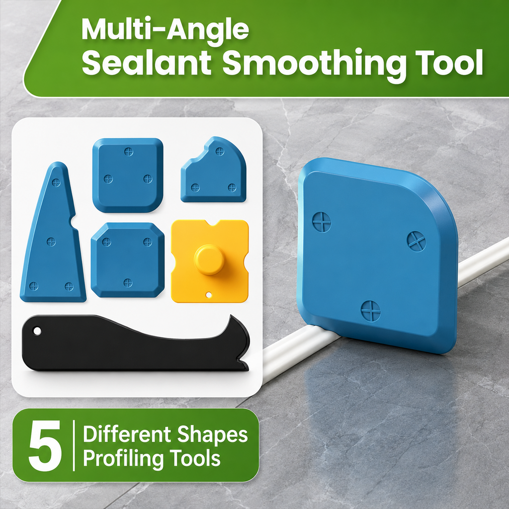 5-in-1 Caulk Removal & Finishing Tool Kit