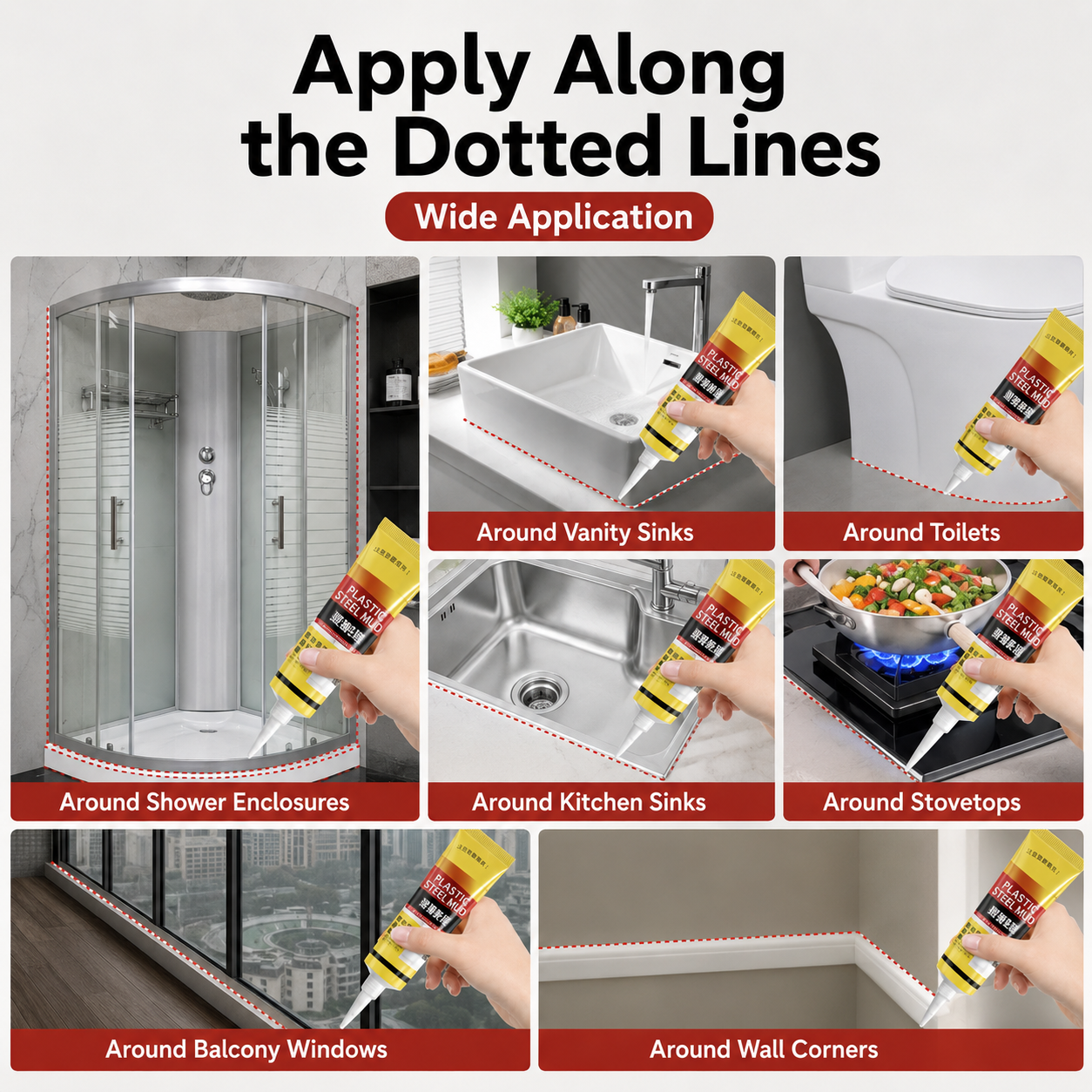 5-in-1 Caulk Removal & Finishing Tool Kit