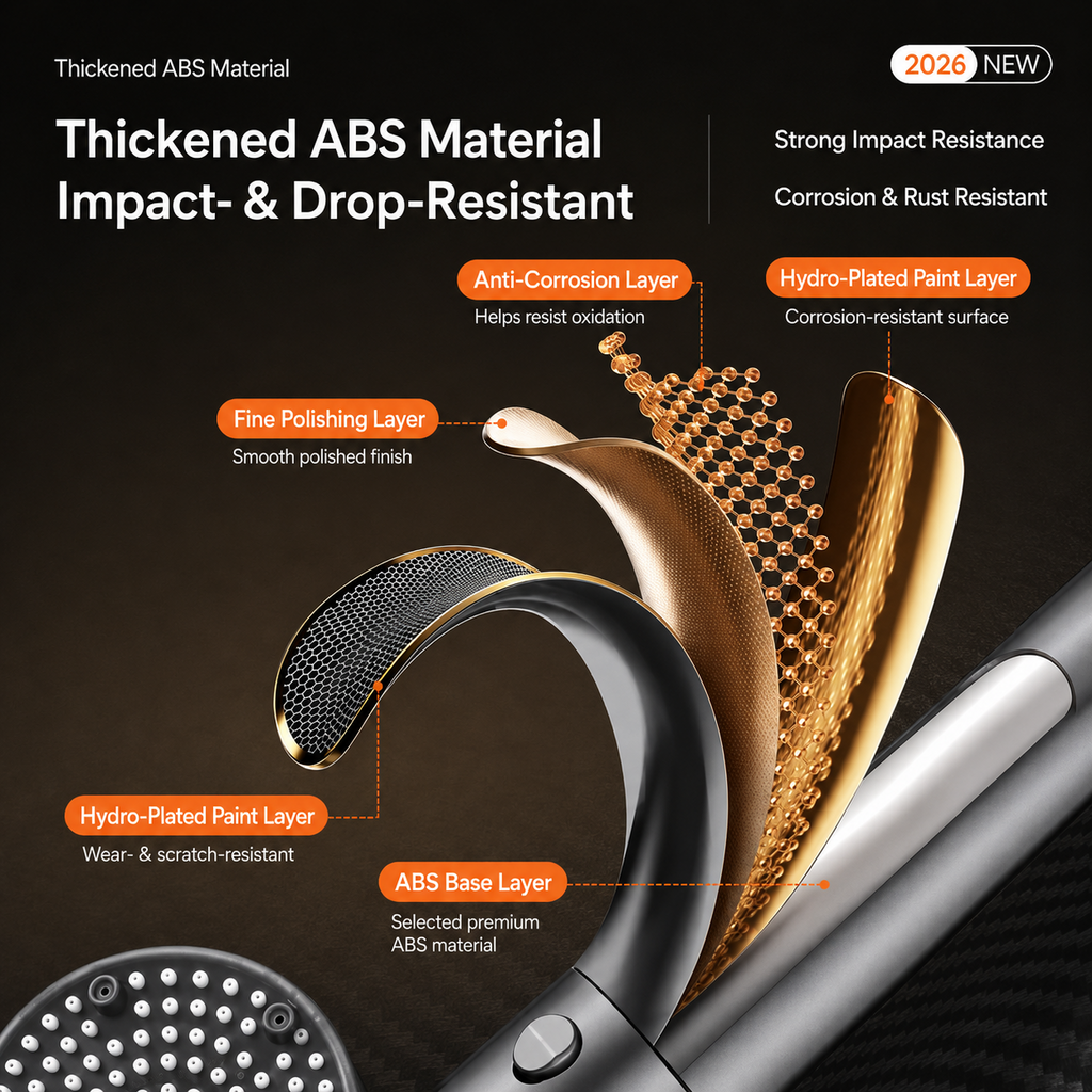 TurboFlow 5-Mode Filtered Shower Head | 5 Filter Cartridges Included
