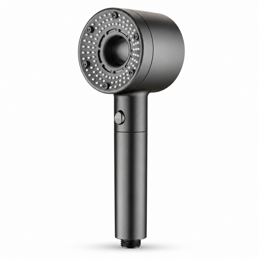 TurboFlow 5-Mode Filtered Shower Head | 5 Filter Cartridges Included