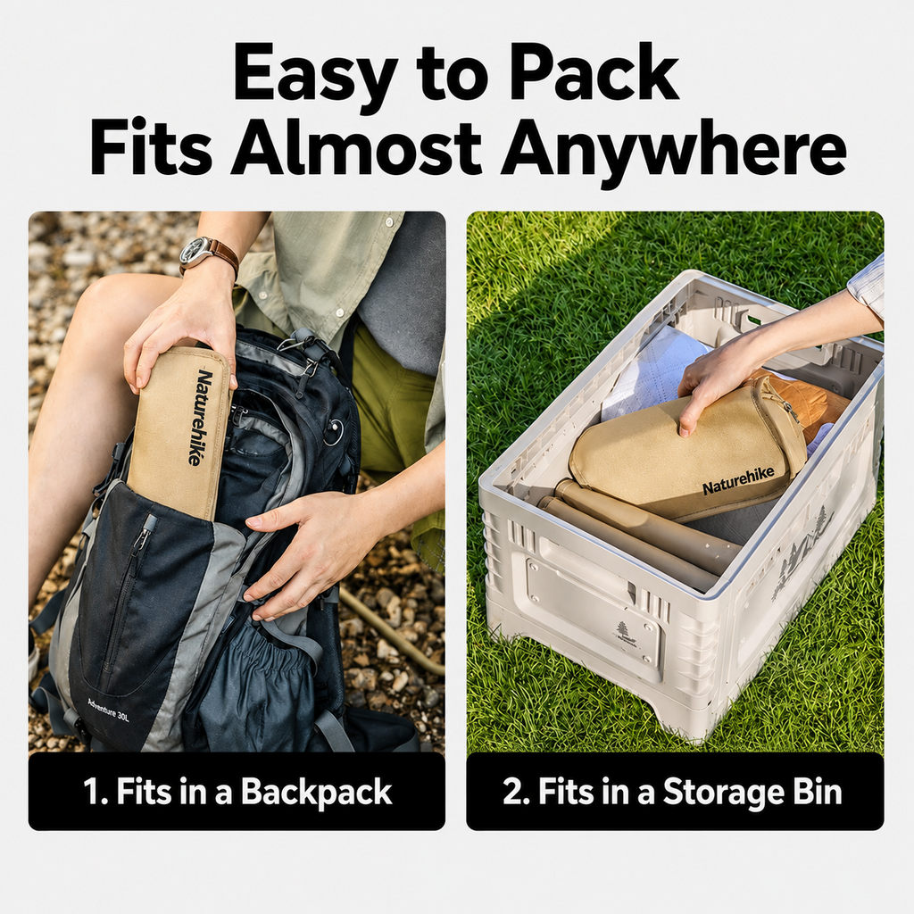 2-in-1 Portable Folding Stool Crossbody Bag