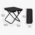 2-in-1 Portable Folding Stool Crossbody Bag