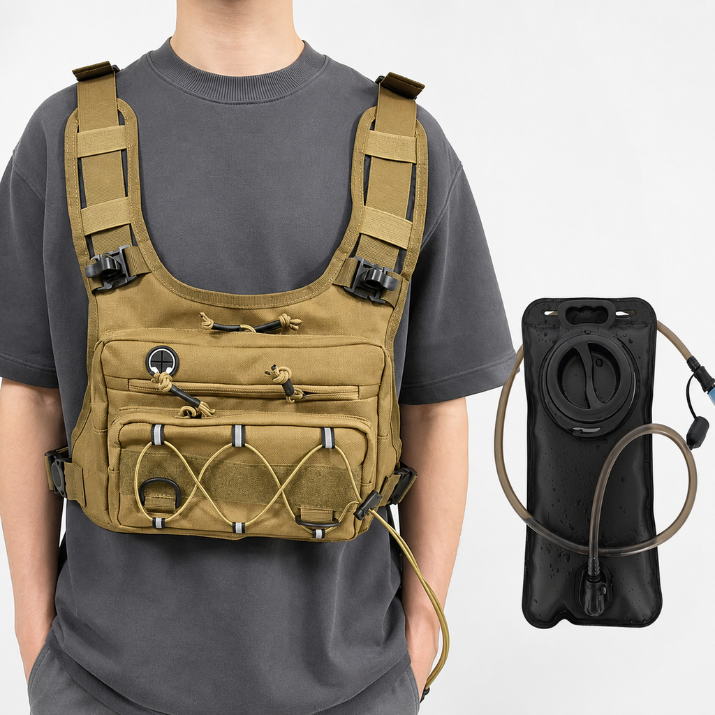 HydraTrail Outdoor Hydration Vest with 2L Water Bladder