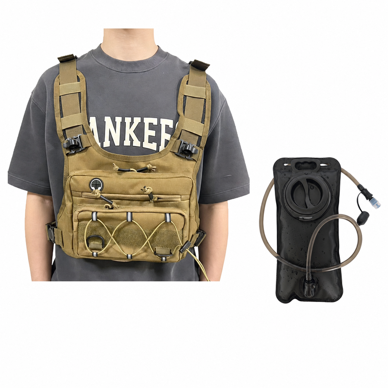 HydraTrail Outdoor Hydration Vest with 2L Water Bladder