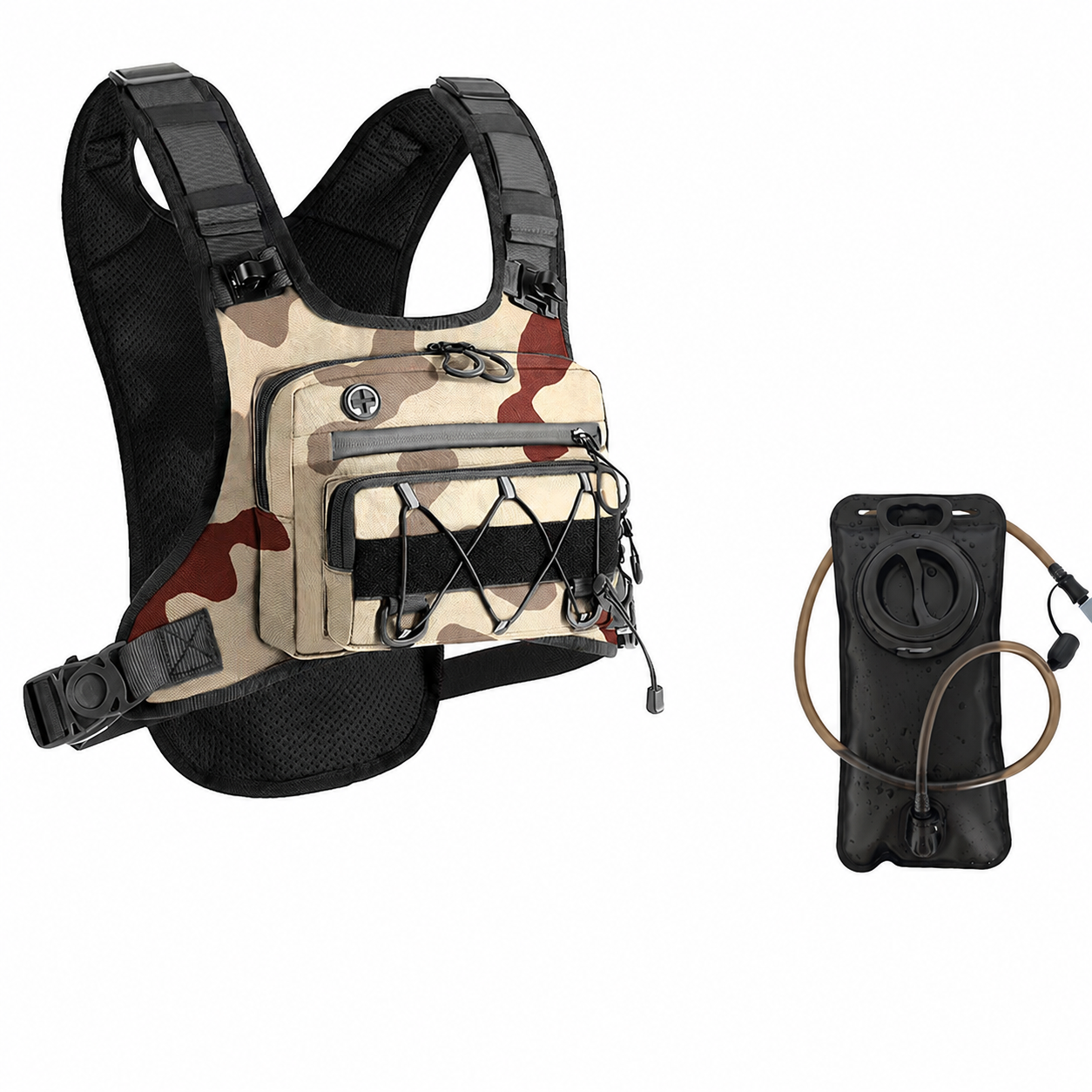 HydraTrail Outdoor Hydration Vest with 2L Water Bladder
