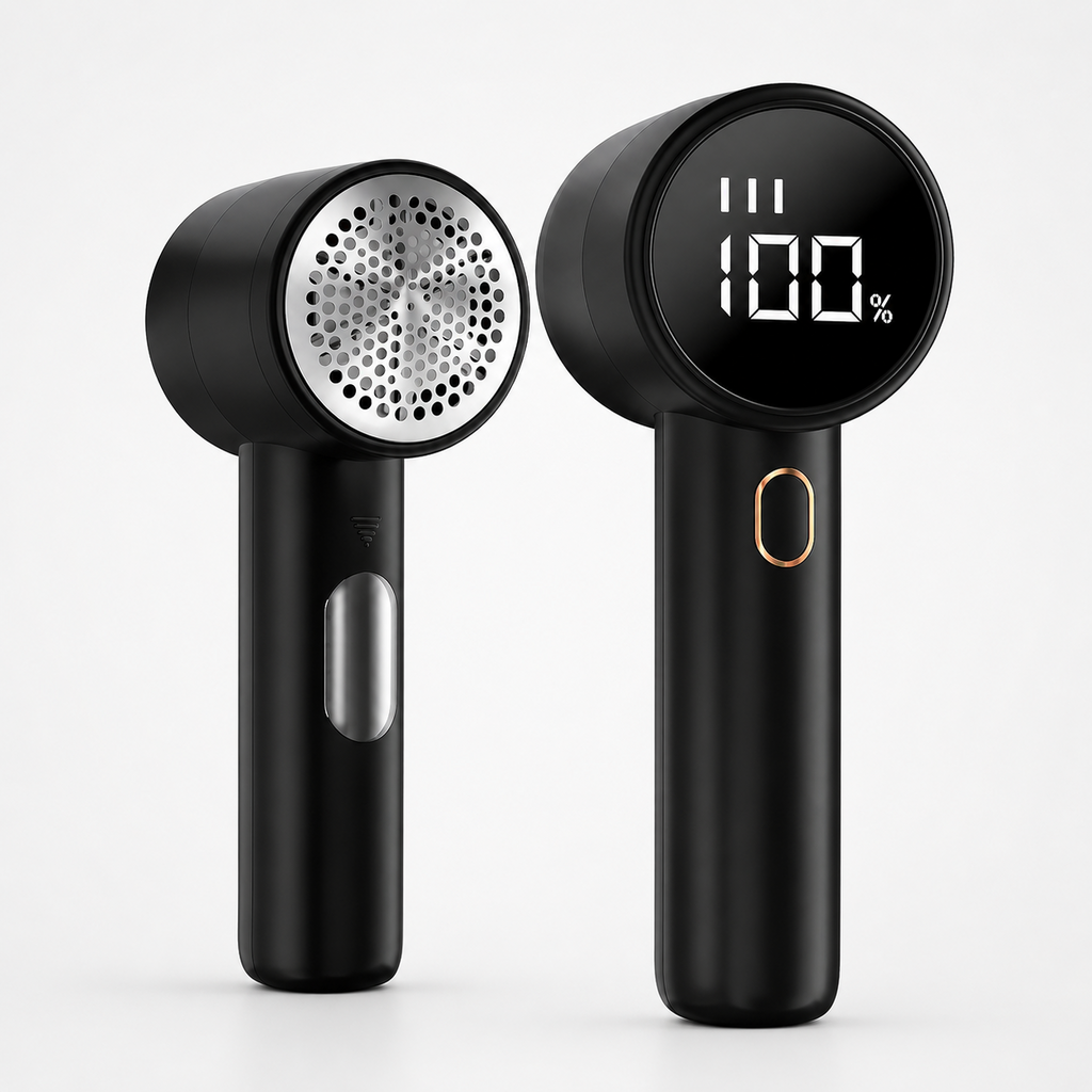 Fuzzora – Rechargeable Fabric Shaver with LED Display