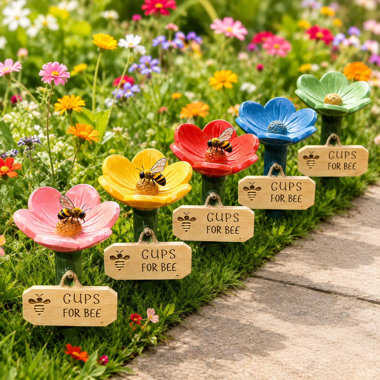 BeeBloom Ceramic Bee Watering Station - Collected Lab