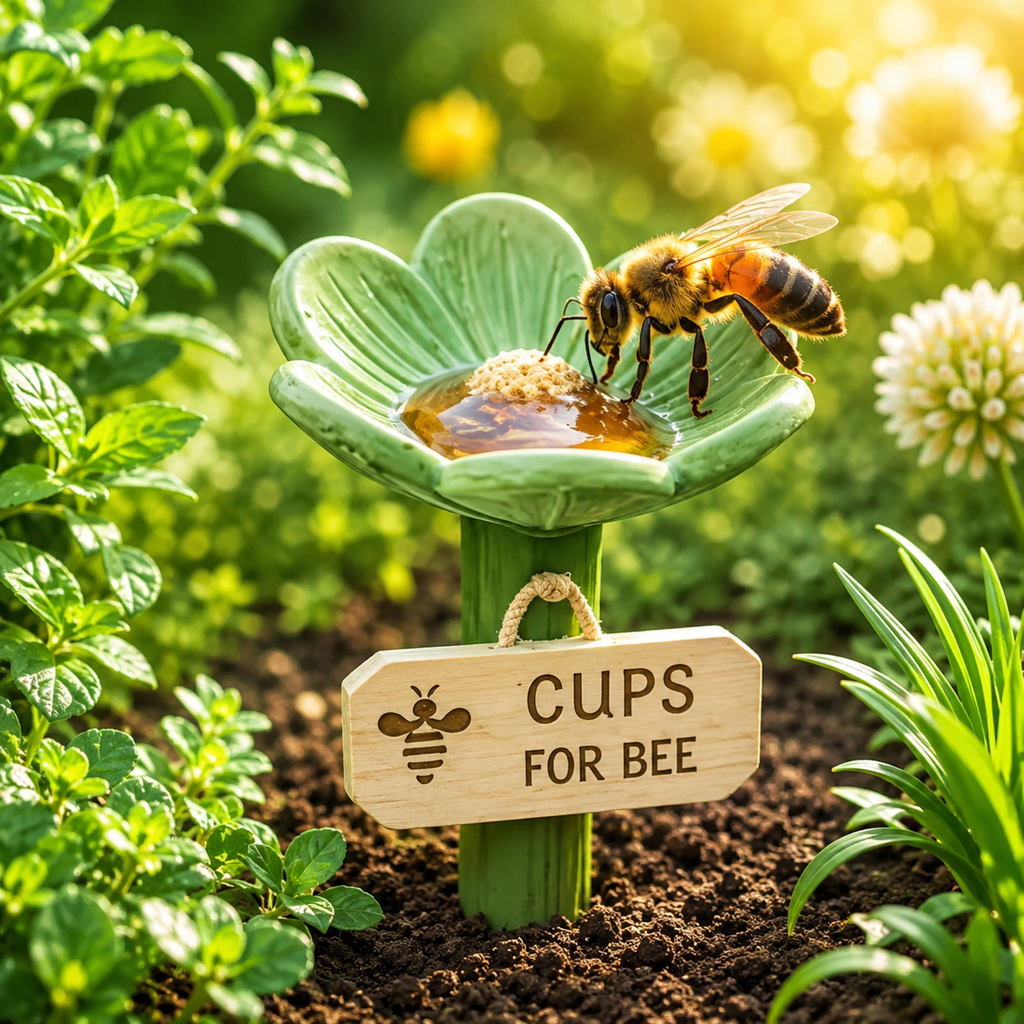 BeeBloom Ceramic Bee Watering Station - Collected Lab