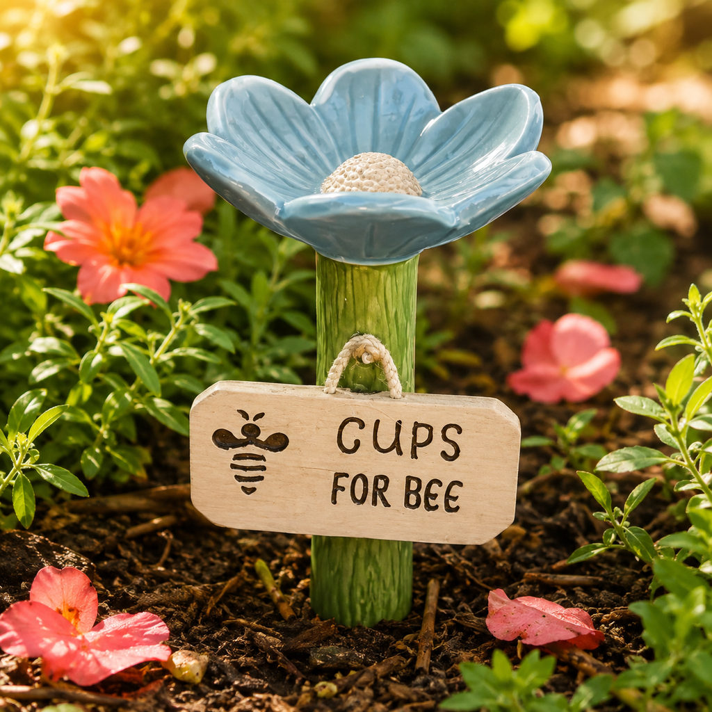BeeBloom Ceramic Bee Watering Station - Collected Lab