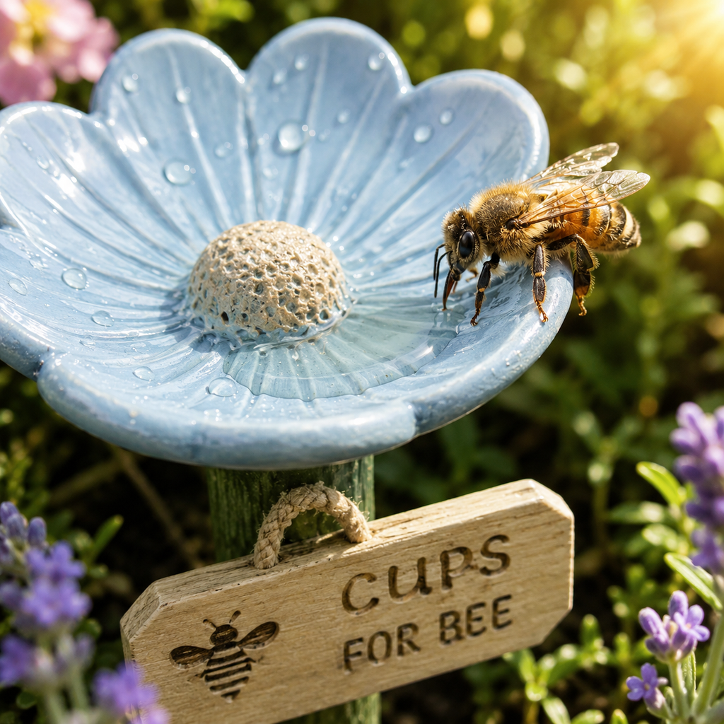 BeeBloom Ceramic Bee Watering Station - Collected Lab