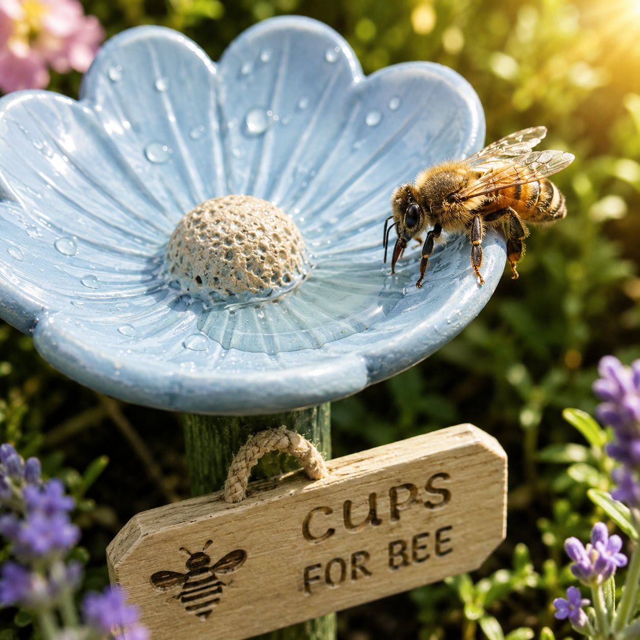 BeeBloom Ceramic Bee Watering Station - Collected Lab