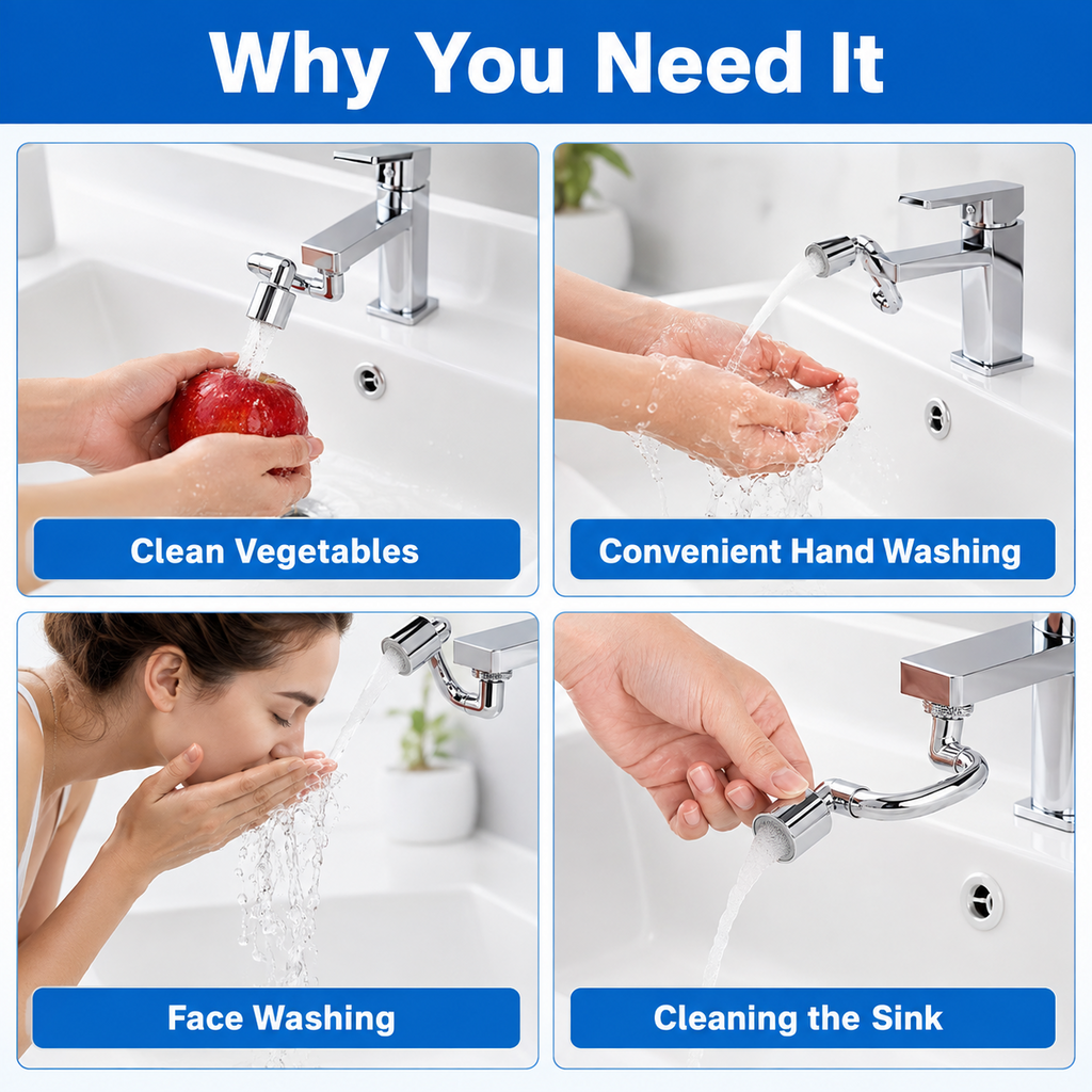AquaFlex 1080° Rotating Faucet Extender