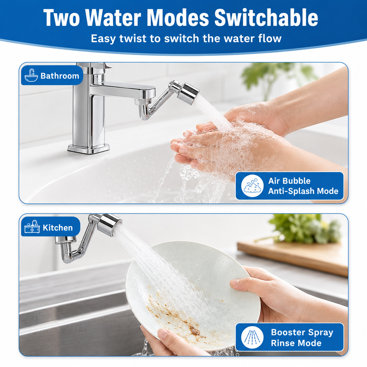 AquaFlex 1080° Rotating Faucet Extender