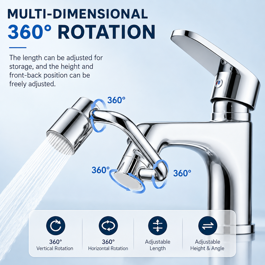 AquaFlex 1080° Rotating Faucet Extender