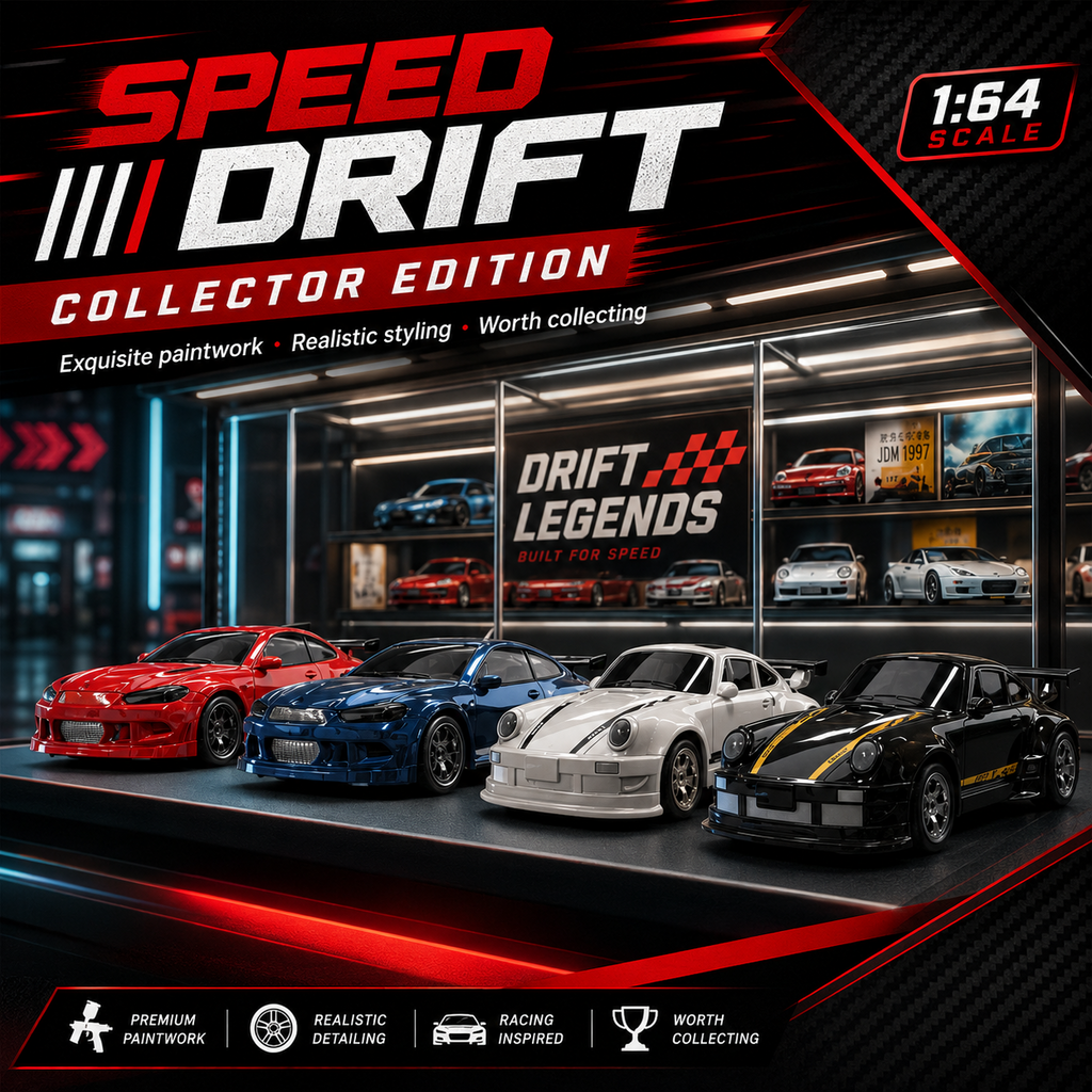 DriftX64 – 1:64 4WD Proportional RC Drift Car