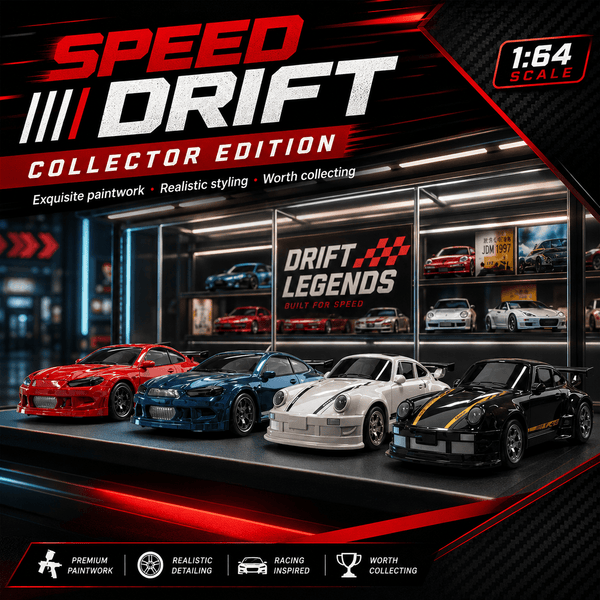 DriftX64 – 1:64 4WD Proportional RC Drift Car