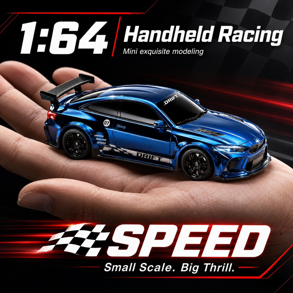 DriftX64 – 1:64 4WD Proportional RC Drift Car