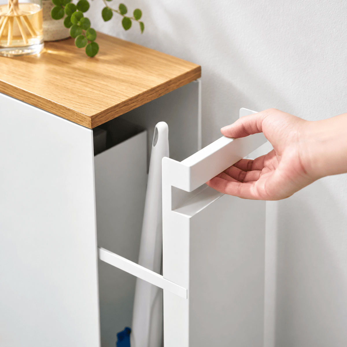 Pull-Out Bathroom Storage Cabinet - Collected Lab