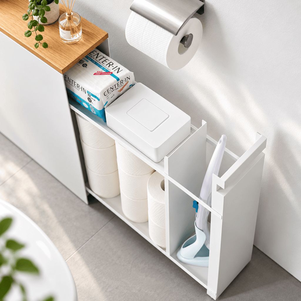 Pull-Out Bathroom Storage Cabinet - Collected Lab