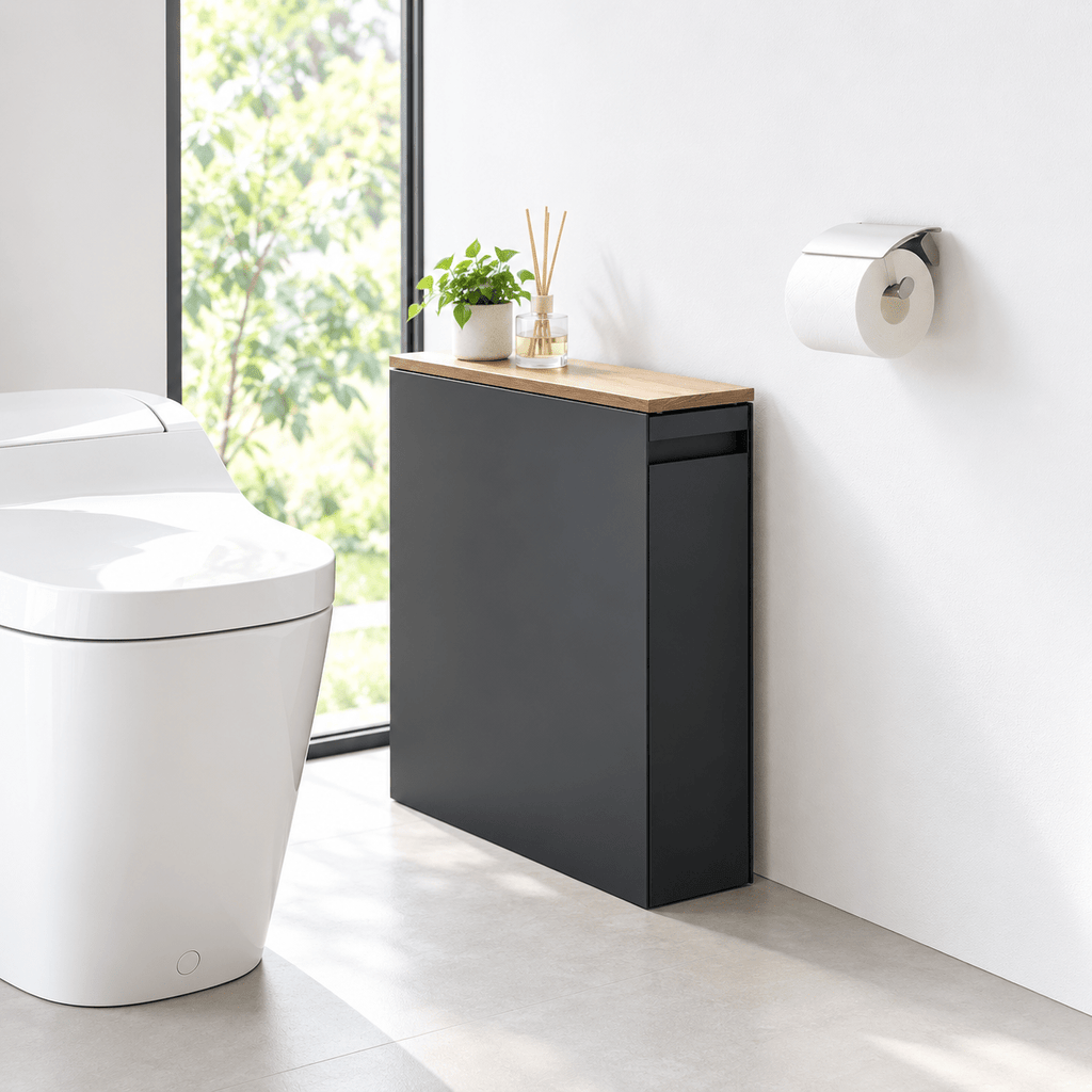 Pull-Out Bathroom Storage Cabinet - Collected Lab