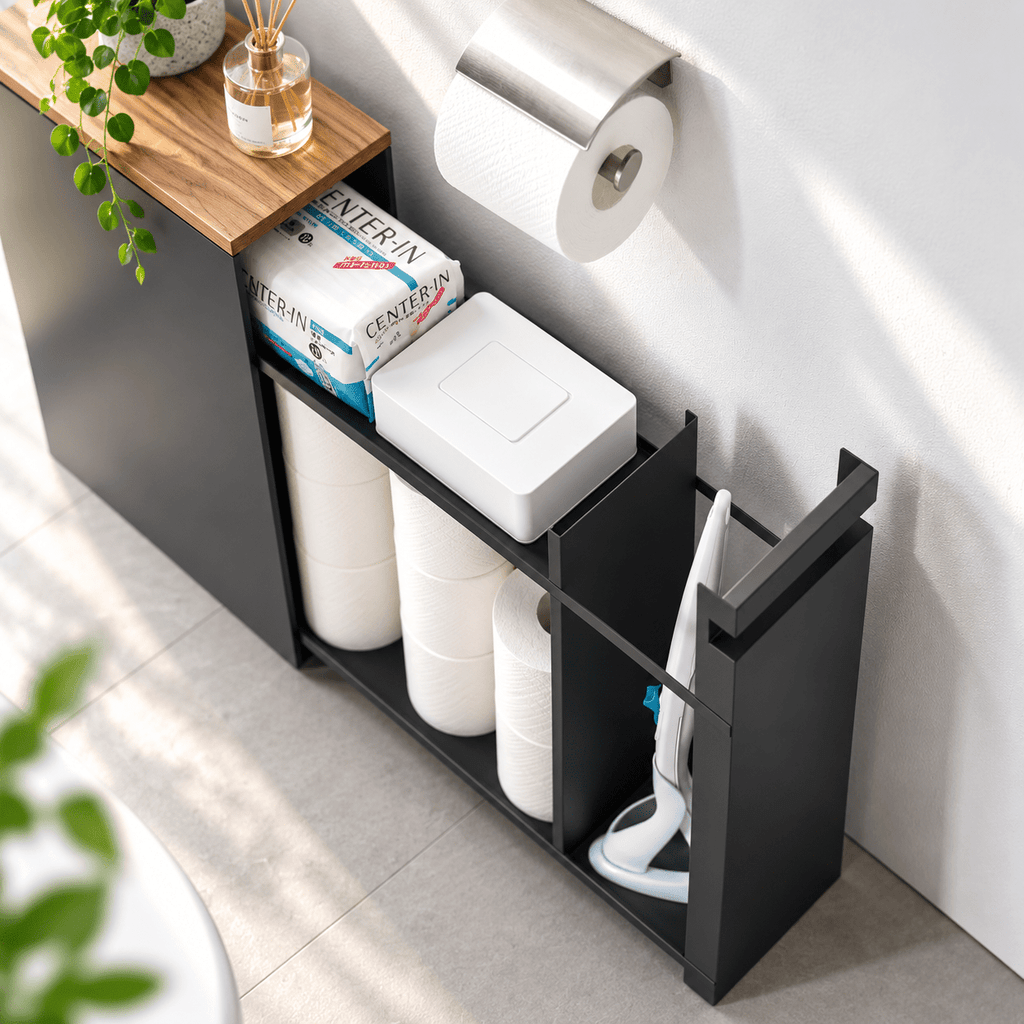 Pull-Out Bathroom Storage Cabinet - Collected Lab