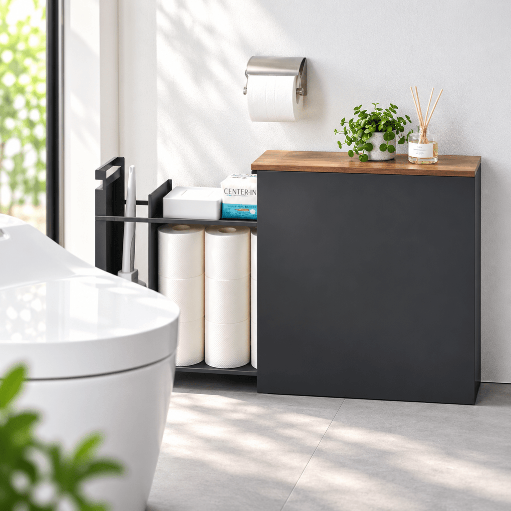 Pull-Out Bathroom Storage Cabinet - Collected Lab