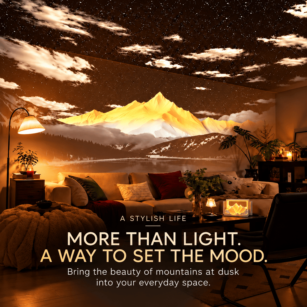 Golden Mountain 3-in-1 Projection & Aroma Lamp - Collected Lab
