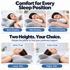 Pain Relief Ergonomic Butterfly Pillow – Cooling Memory Foam & Machine Washable Cover