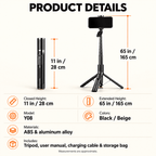 SnapRise Auto-Opening Selfie Stick Tripod - Collected Lab