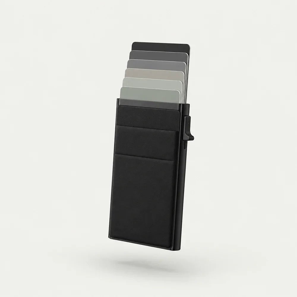Vault-01 Pop-Up Card Case | Minimalist RFID Wallet - Collected Lab